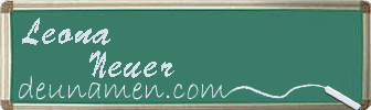 Leona Neuer Visitenkarte